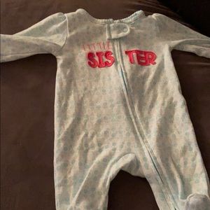 Baby-newborn lil sister jumpsuit